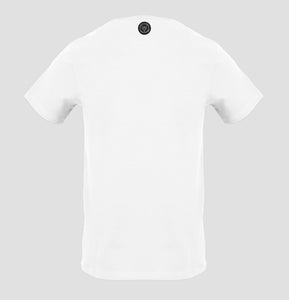 Plein Sport, White T-Shirt With A Tiger Scratch