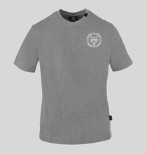 Load image into Gallery viewer, Plein Sport, Basic Grey T-Shirt With A Small Tiger Logo
