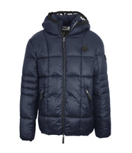 Load image into Gallery viewer, Plein Sport, Navy Blue Quilted  Jacket With 3G Black Emblem Logo
