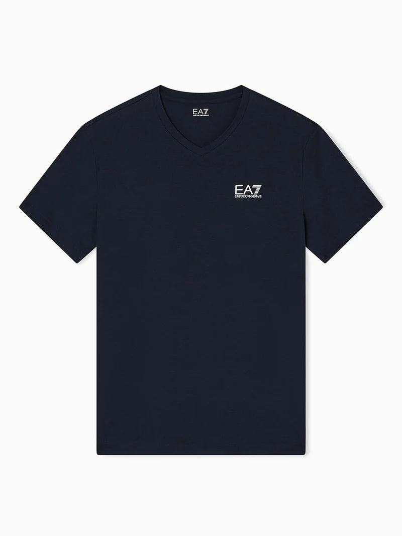 Emporio Armani, Core Identity Stretch Cotton jersey Navy T-shirt