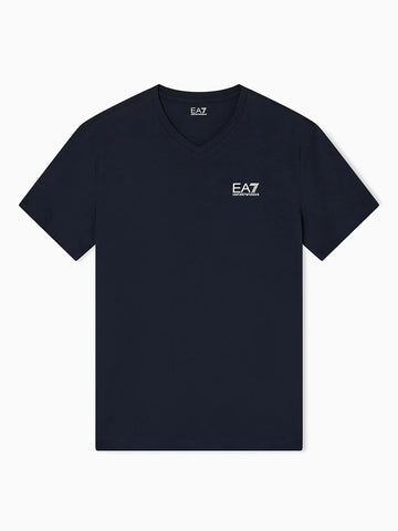 Emporio Armani, Core Identity Stretch Cotton jersey Navy T-shirt