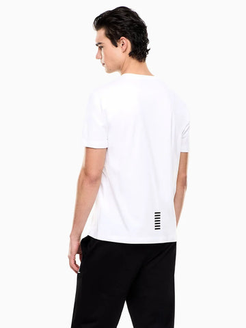 Emporio Armani, Core Identity Stretch Cotton jersey White T-shirt