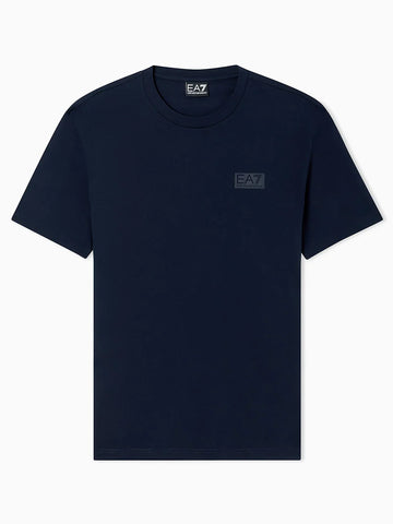 Emporio Armani, Train Logo Series Cotton Navy T-shirt