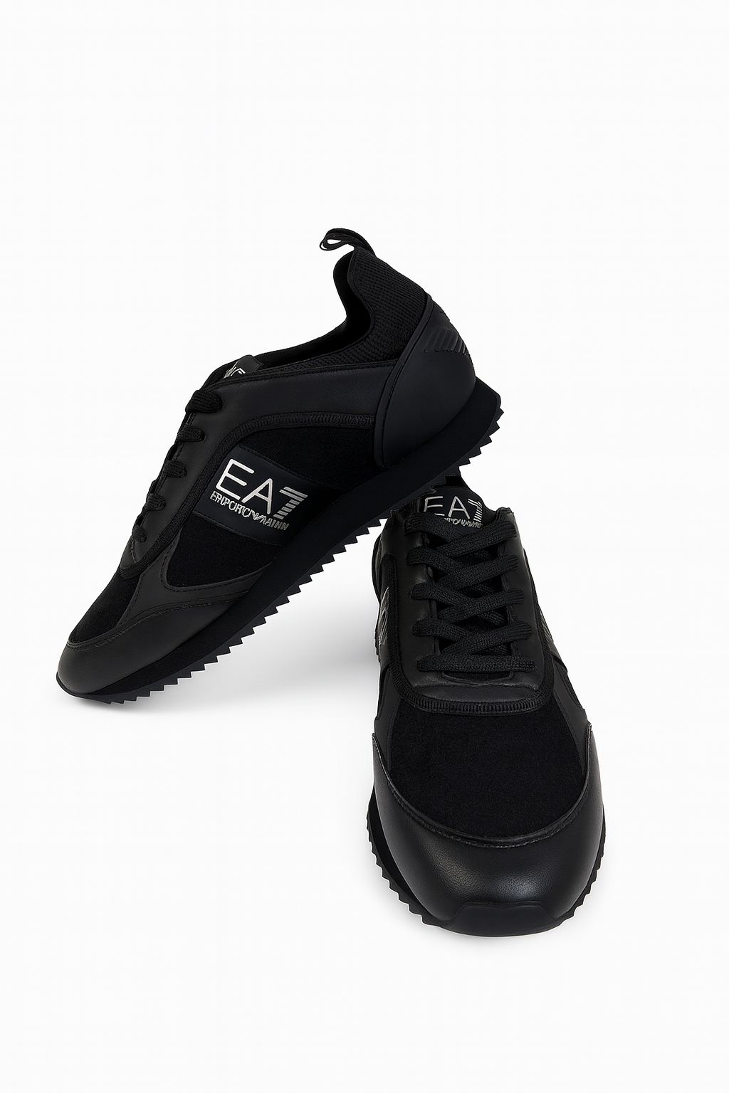 Emporio Armani, Black Logo Sneakers