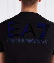 Load image into Gallery viewer, EA7, Oversized Back Logo Black T-Shirt
