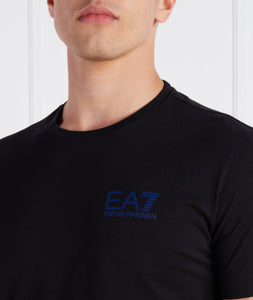 EA7, Oversized Back Logo Black T-Shirt