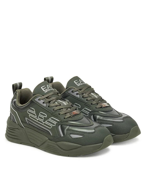 Emporio Armani, Ace Runner Special Olive  Sneakers