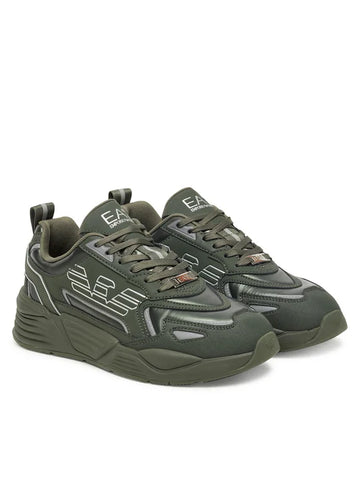 Emporio Armani, Ace Runner Special Olive  Sneakers