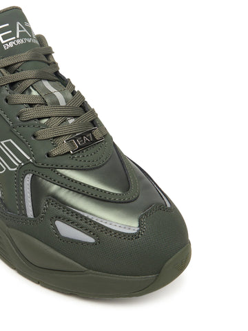 Emporio Armani, Ace Runner Special Olive  Sneakers