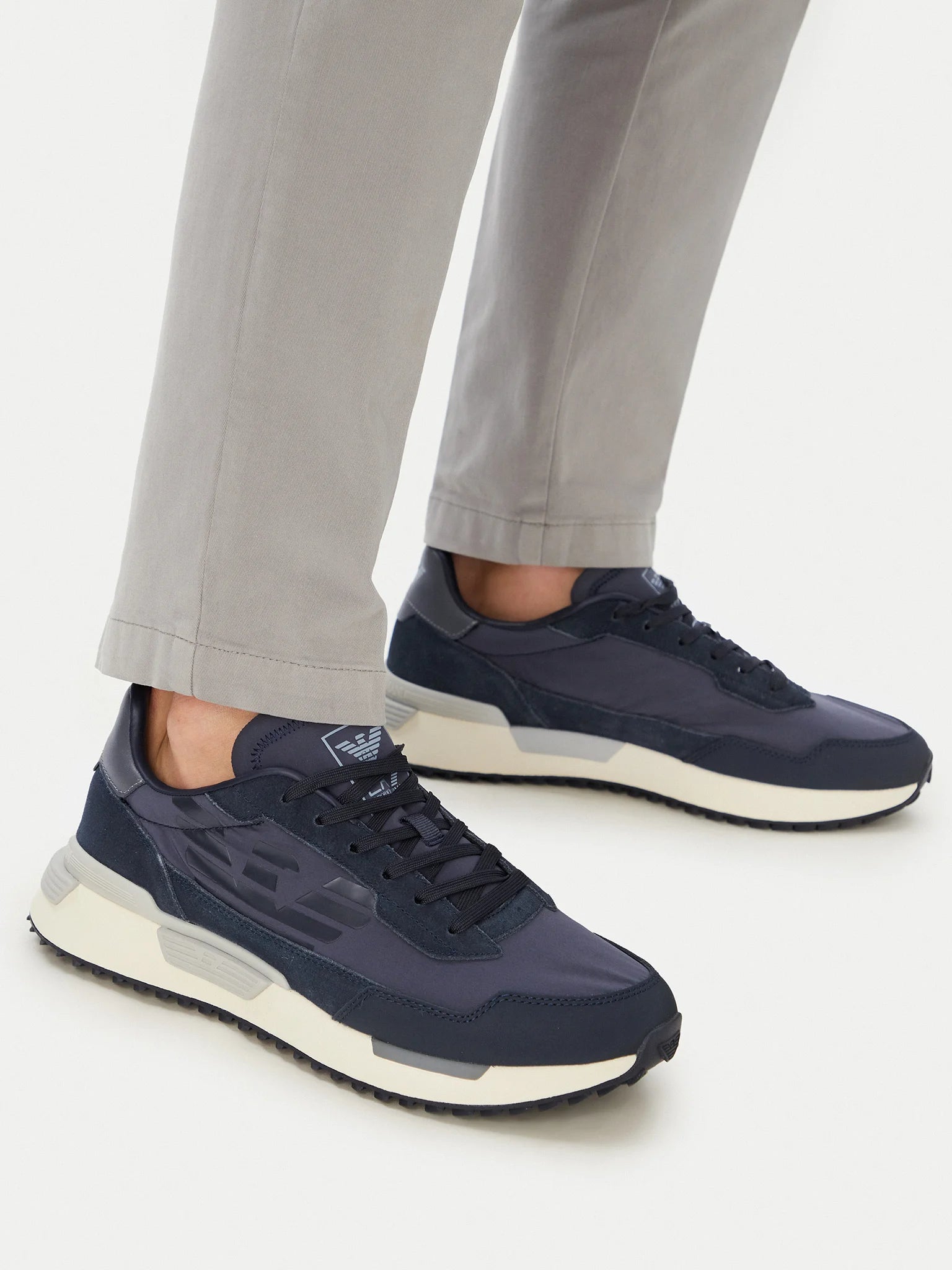 Emporio Armani, Navy Blue Sport Sneakers
