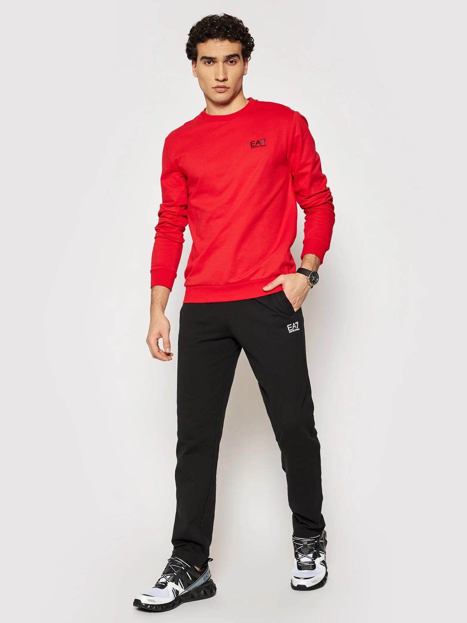 EA7,  Black Core Logo Sweatpants