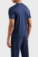 Load image into Gallery viewer, EA7, Detailed Sleeves Navy T-Shirt
