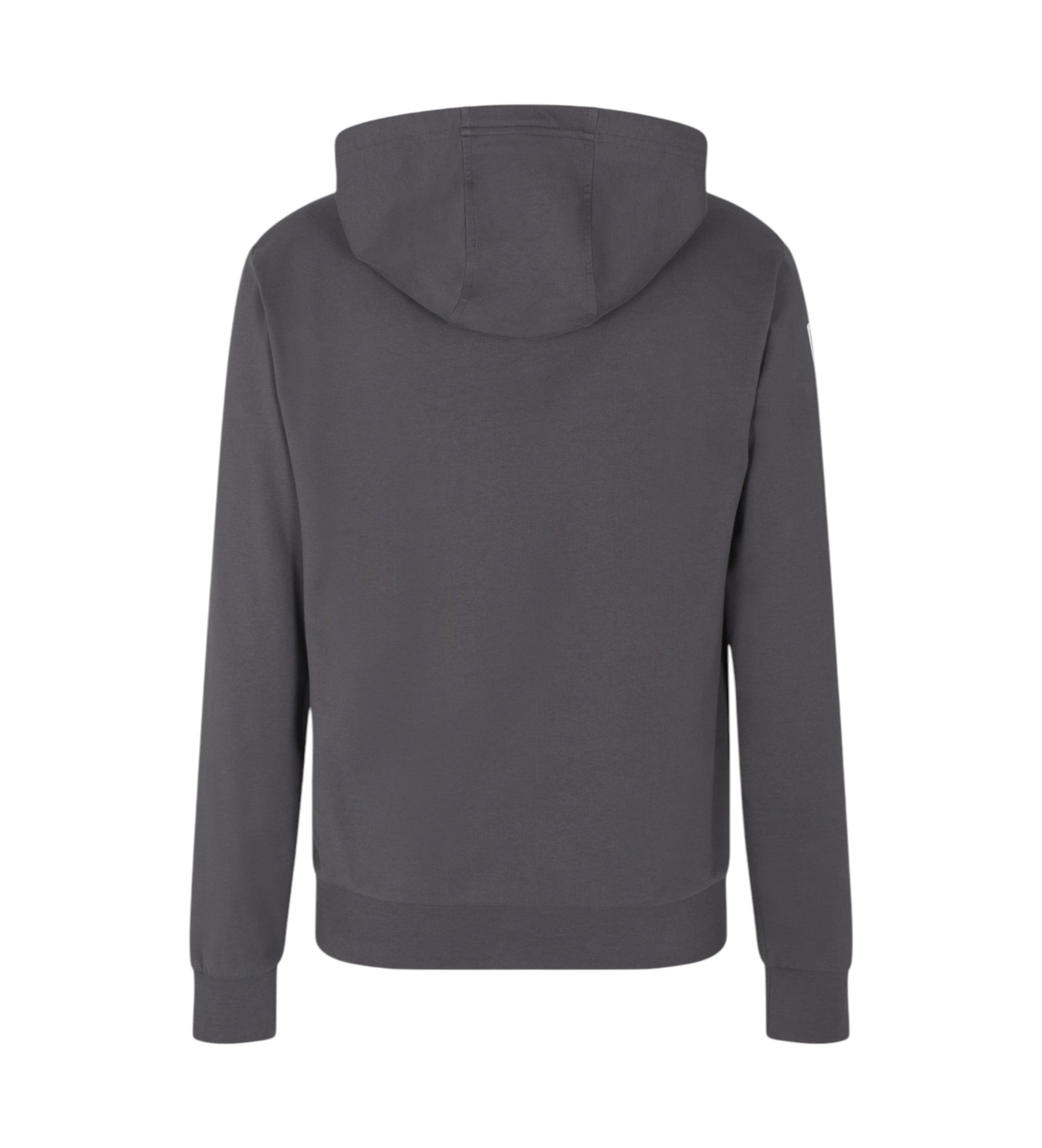 Emporio Armani, Logo Series Cotton Hooded Grey Sweatshirt