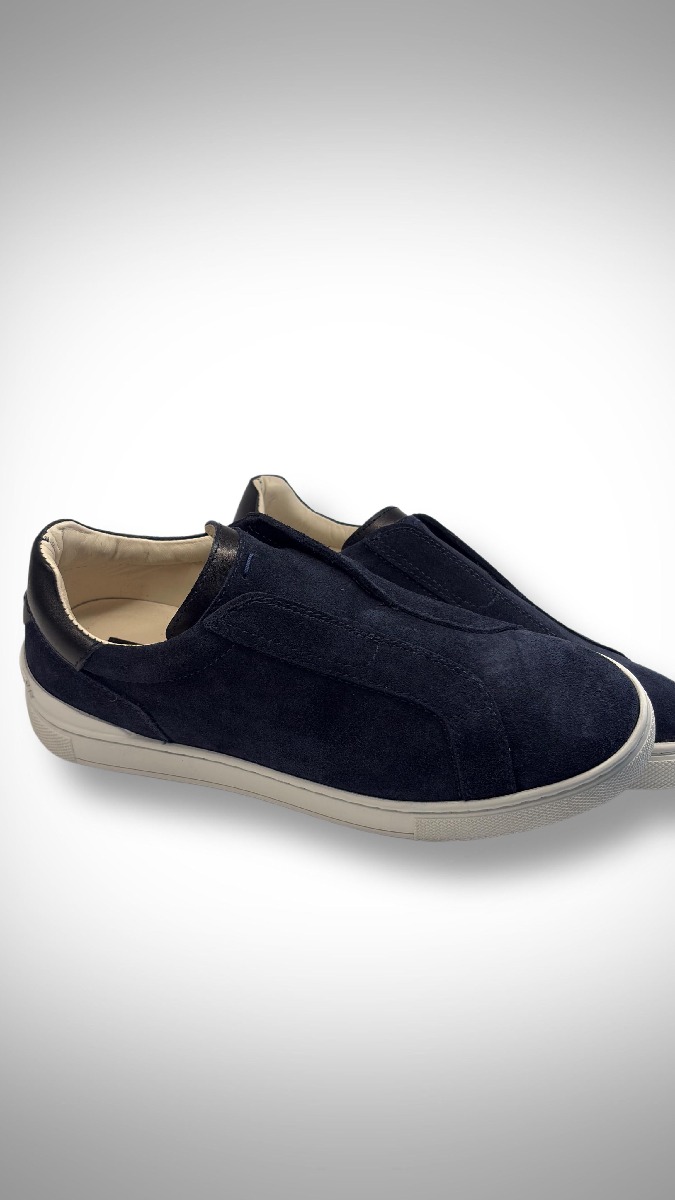 Pedro, Navy Stitch Sneakers