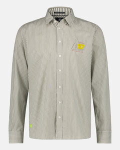 Gaastra, Green Stripped Shirt With Artwork