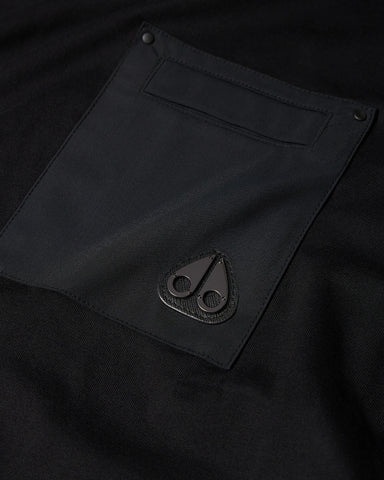 Moose Knuckles, Utility Pocket Black Tee