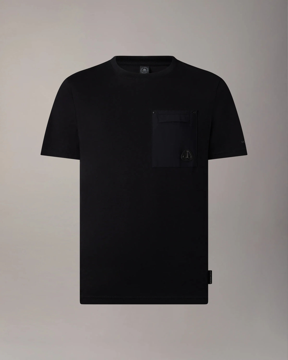 Moose Knuckles, Utility Pocket Black Tee