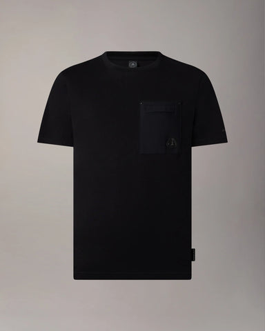 Moose Knuckles, Utility Pocket Black Tee