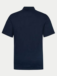 North Sails By Maserati, Navy Polo Shirt With Hidden Placket