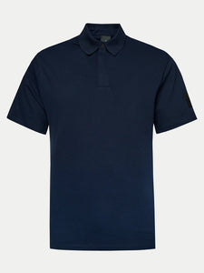 North Sails By Maserati, Navy Polo Shirt With Hidden Placket