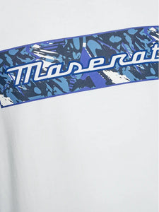 North Sails By Maserati, White T-Shirt With Distinctive Logo
