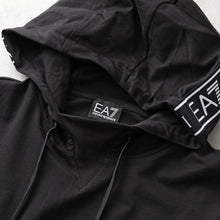Load image into Gallery viewer, EA7,Black Logo Jumper With Hood
