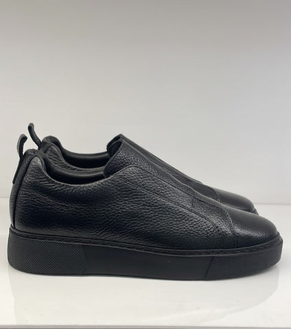 Pedro, Modern Leather Slip-On – Black
