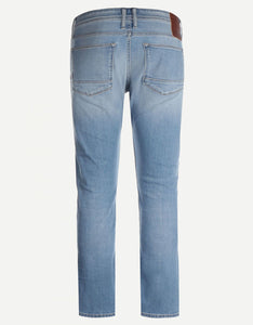 McGregor, Slim Fit 5-Pocket Jeans In Denim Spring Blue Wash.