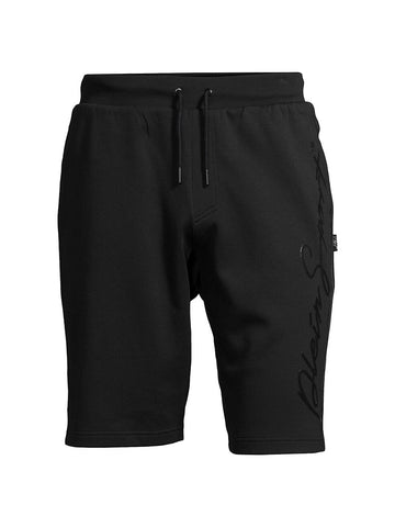 Plein Sport, Black Signature Shorts