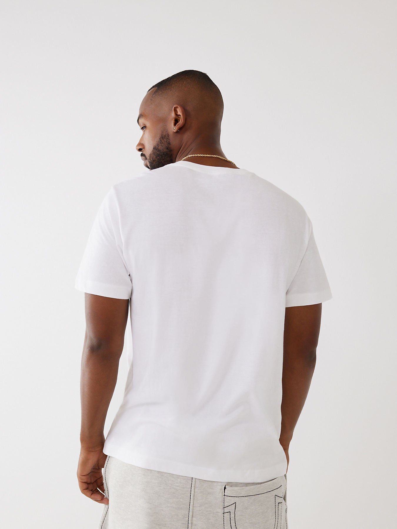 True Religion, TR Logo White Tee