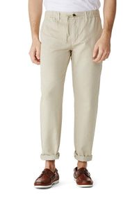 McGregor relaxed fit trousers in cotton and linen blend