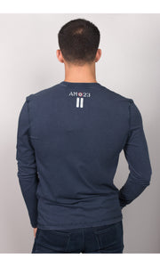 Aeronautica Militare,Long Sleeve T-shirt dedicated to the G-91 Y Yankee plane
