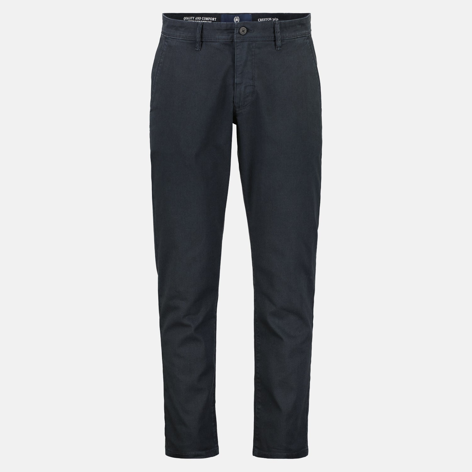 Lerros, Navy Micro structured Slim-Fitting Chinos