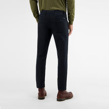 Load image into Gallery viewer, Lerros, Navy Micro structured Slim-Fitting Chinos
