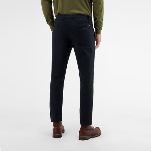 Lerros, Navy Micro structured Slim-Fitting Chinos