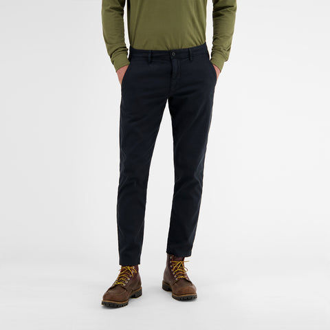 Lerros, Navy Micro structured Slim-Fitting Chinos