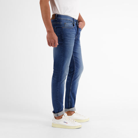 Lerros,Crimson Blue 5-pocket Stretch Slim Fit Denim