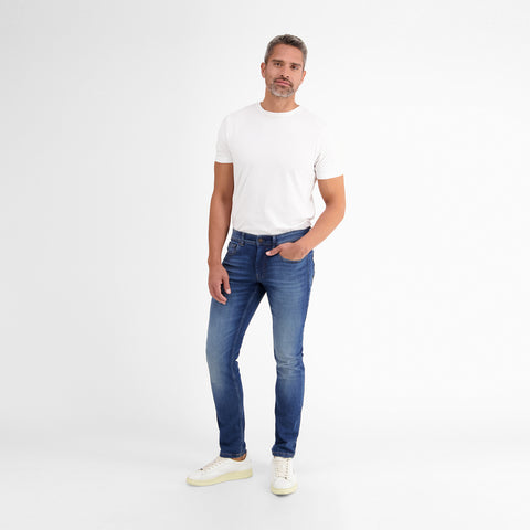 Lerros,Crimson Blue 5-pocket Stretch Slim Fit Denim