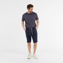 Load image into Gallery viewer, Lerros, Navy  Casual Shorts With Drawstring
