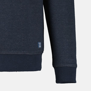 Lerros, Navy French Terry Sweatshirt With Chest Print