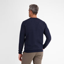 Load image into Gallery viewer, Lerros, Navy French Terry Sweatshirt With Chest Print
