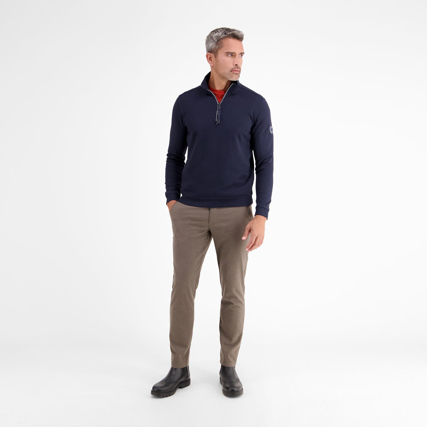 Lerros, Navy Classic Sweater – Naboulsi Distinction