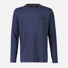Load image into Gallery viewer, Lerros, Long-sleeve, Navy Plain-Colored T-Shirt
