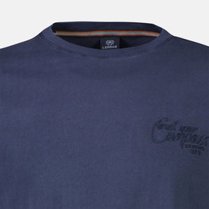 Lerros, Long-sleeve, Navy Plain-Colored T-Shirt
