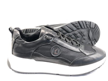 Load image into Gallery viewer, Bogner, Black Leather And Mesh Sporty Sneaker
