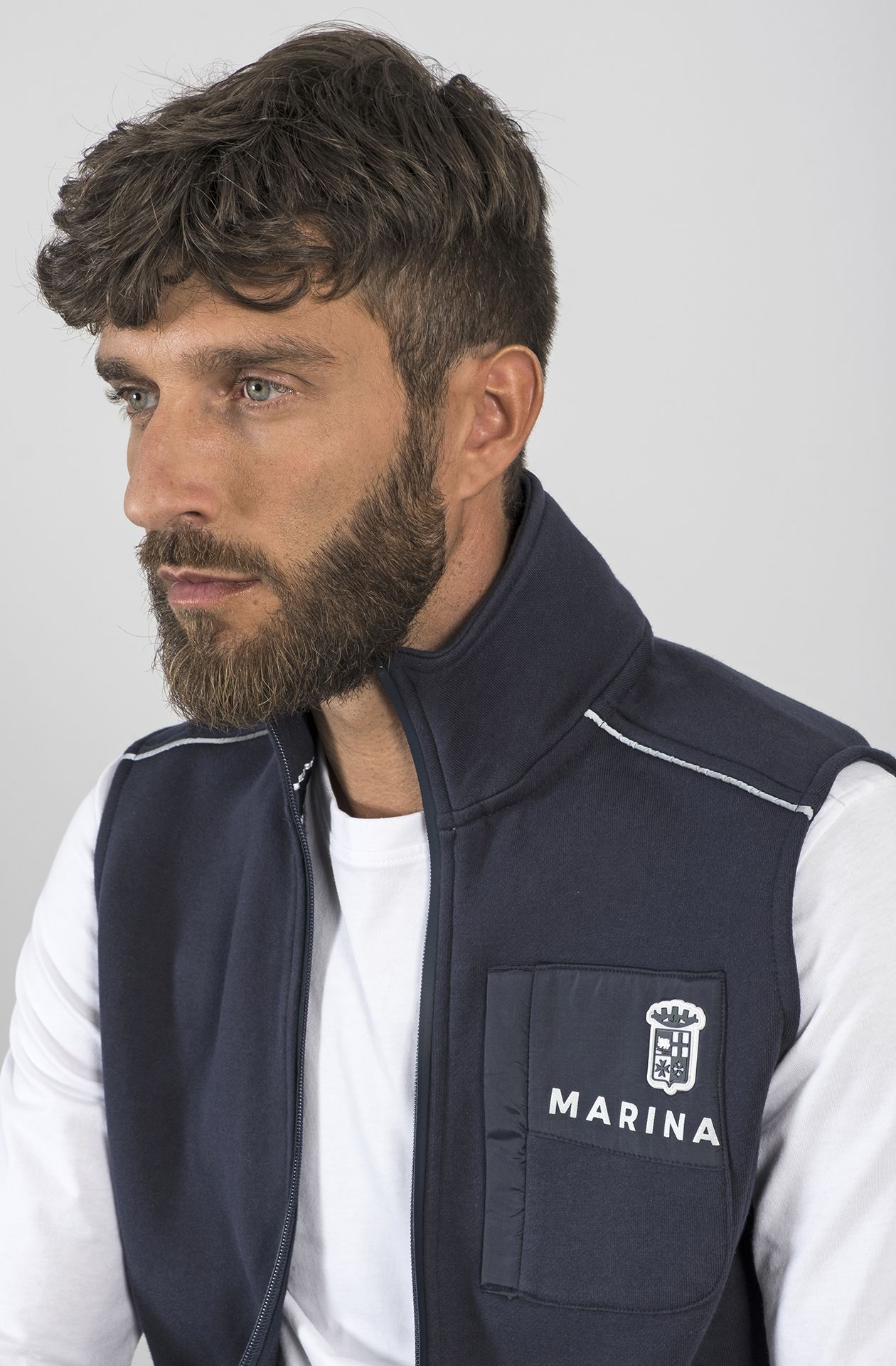 Marina Militare Sailing Team Sleeveless Sweatshirt