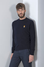 Load image into Gallery viewer, Marina Militare,Navy Basic Crew Neck Wool Sweater
