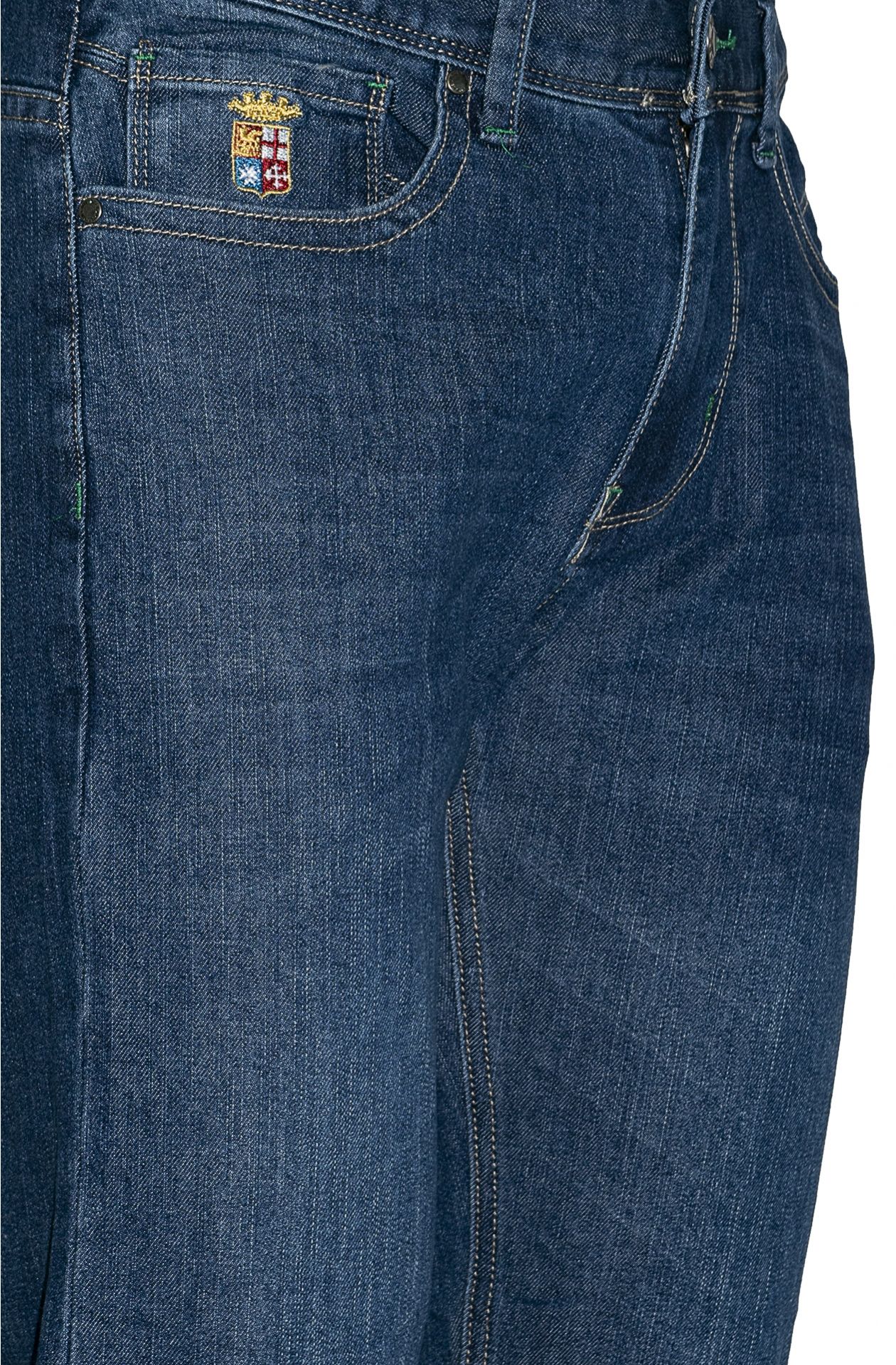 Marina Militare, Medium Wash Denim Jeans In Stretch Cotton