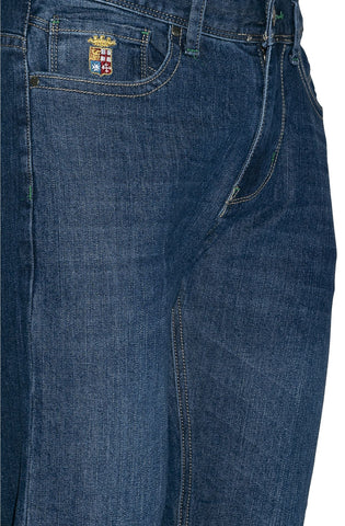 Marina Militare, Medium Wash Denim Jeans In Stretch Cotton