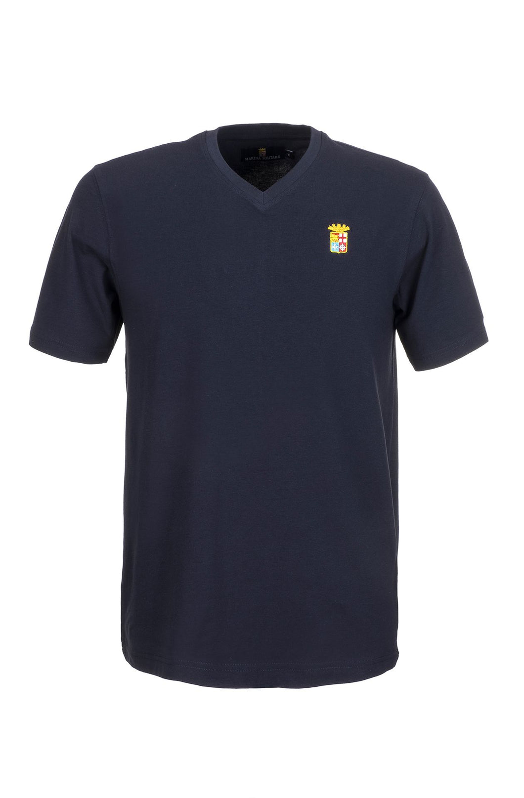 Marina Militare,Navy Basic V-Neck T-Shirt